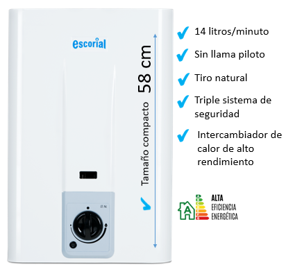 CALEFON GN ESCORIAL CE-14L