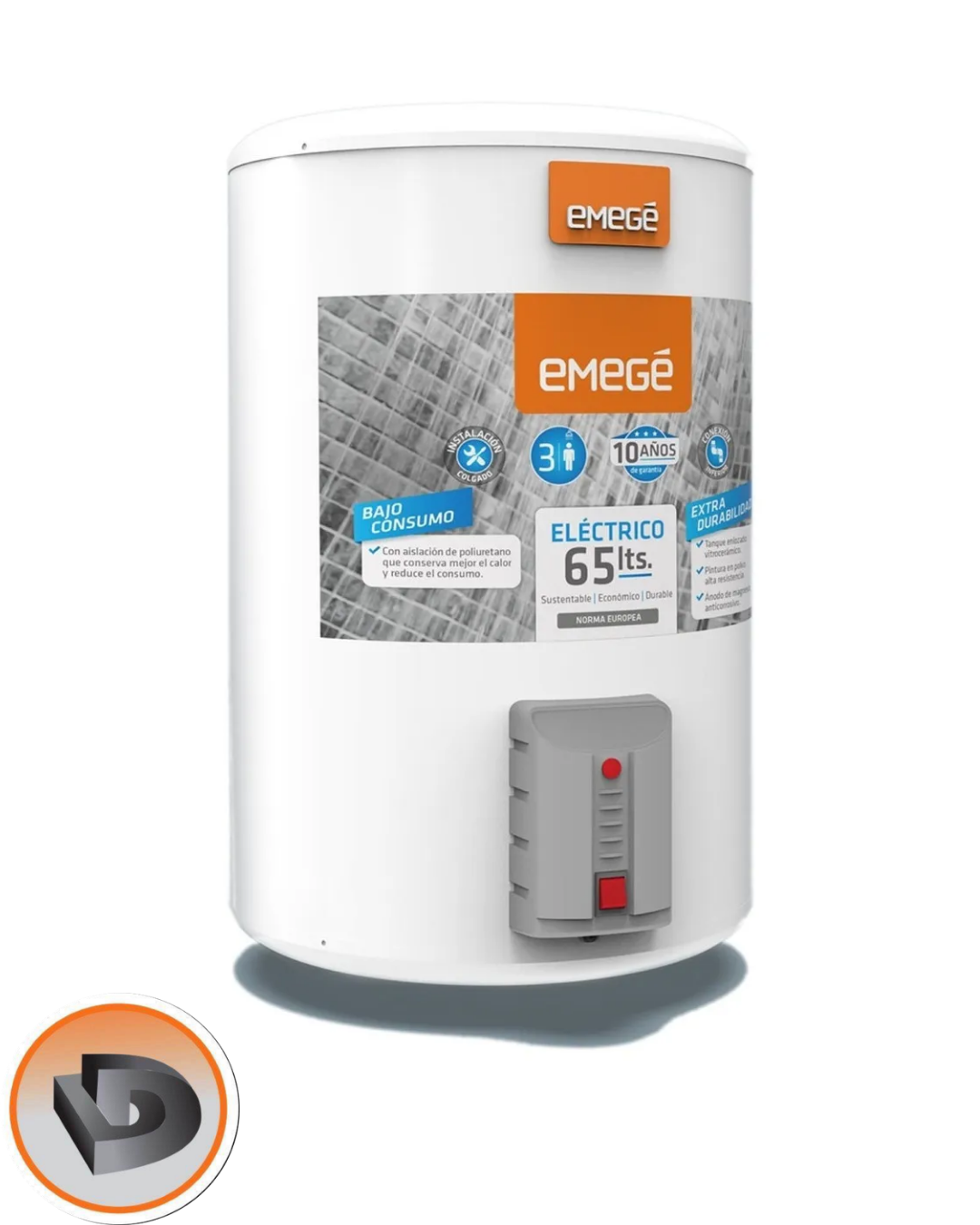 TERMOTANQUE EMEGE ELECTRICO 65 LTS