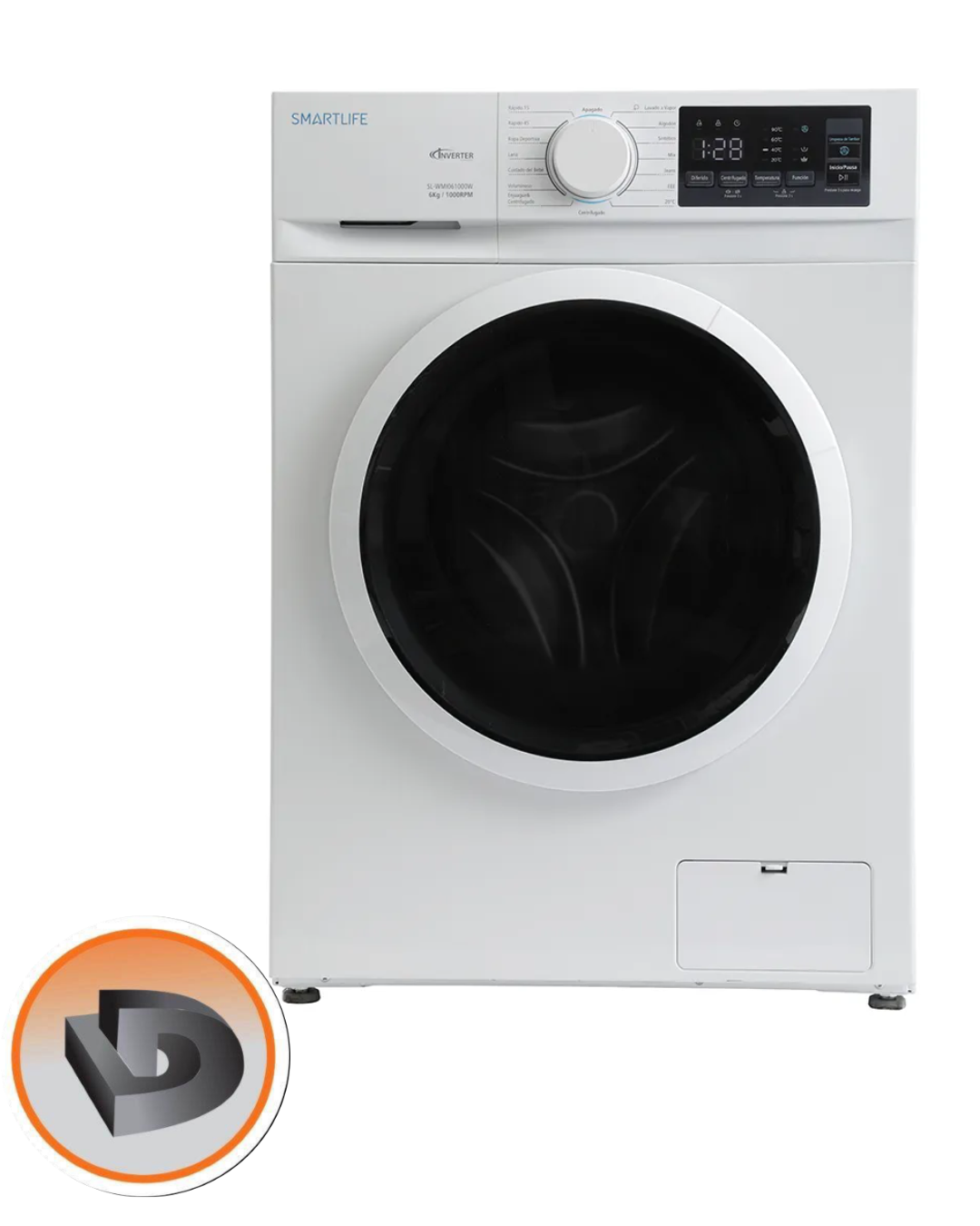 LAVARROPA SMARTLIFE 6 KG 1000RPM