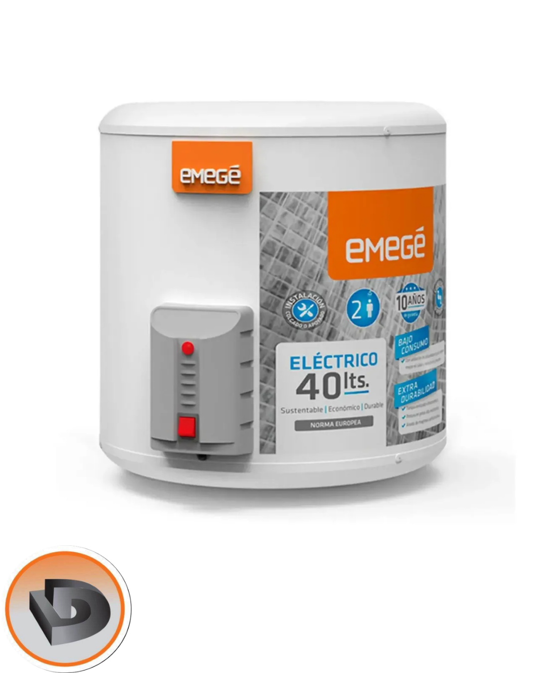 TERMOTANQUE EMEGE 40LTS ELECTRICO