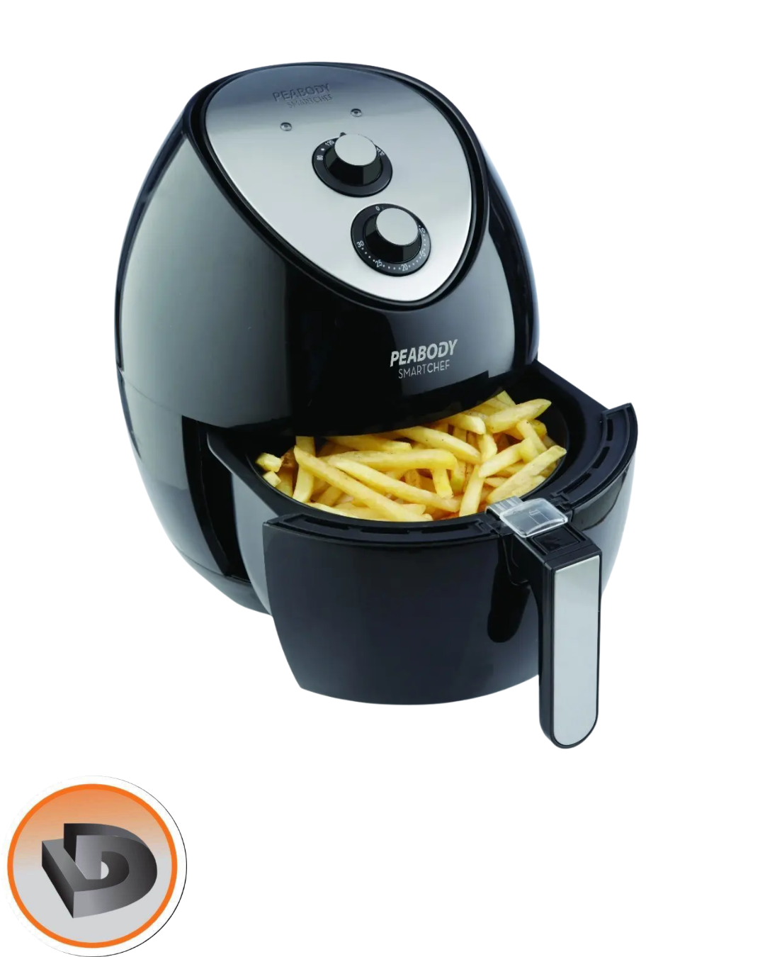PEABODY FREIDORA SIN ACEITE 3,2 LTS NEGRA