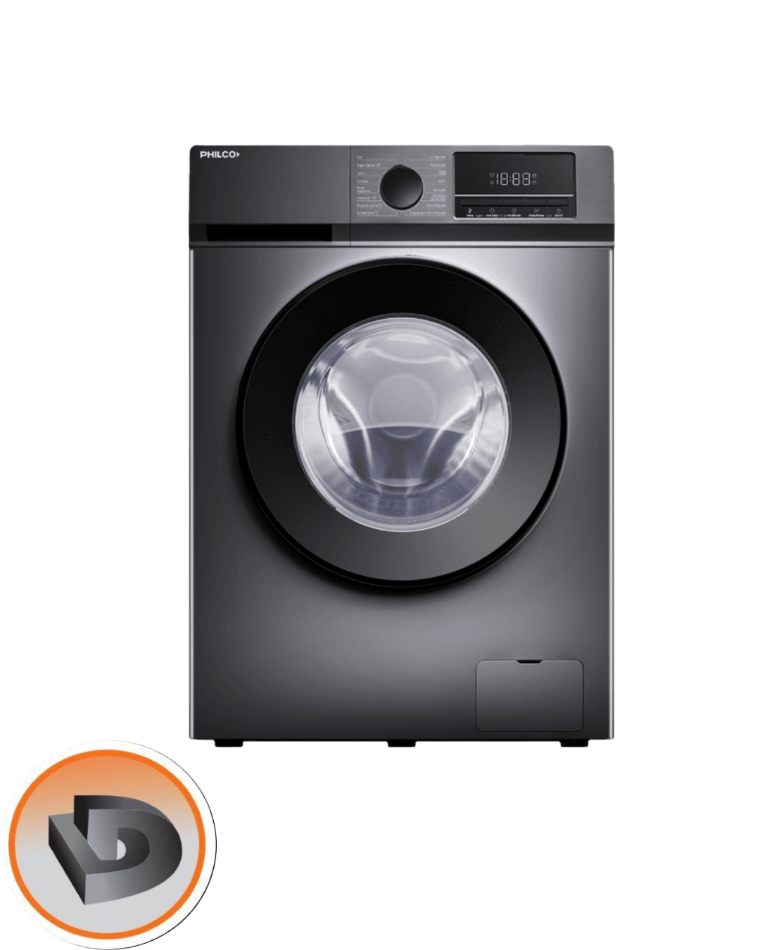 LAVARROPAS PHILCO 11 KG INVERTER DARK GREY