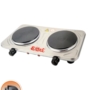 ANAFE EIFFEL ELECTRICO 2 HORNALLAS ACERO INOX