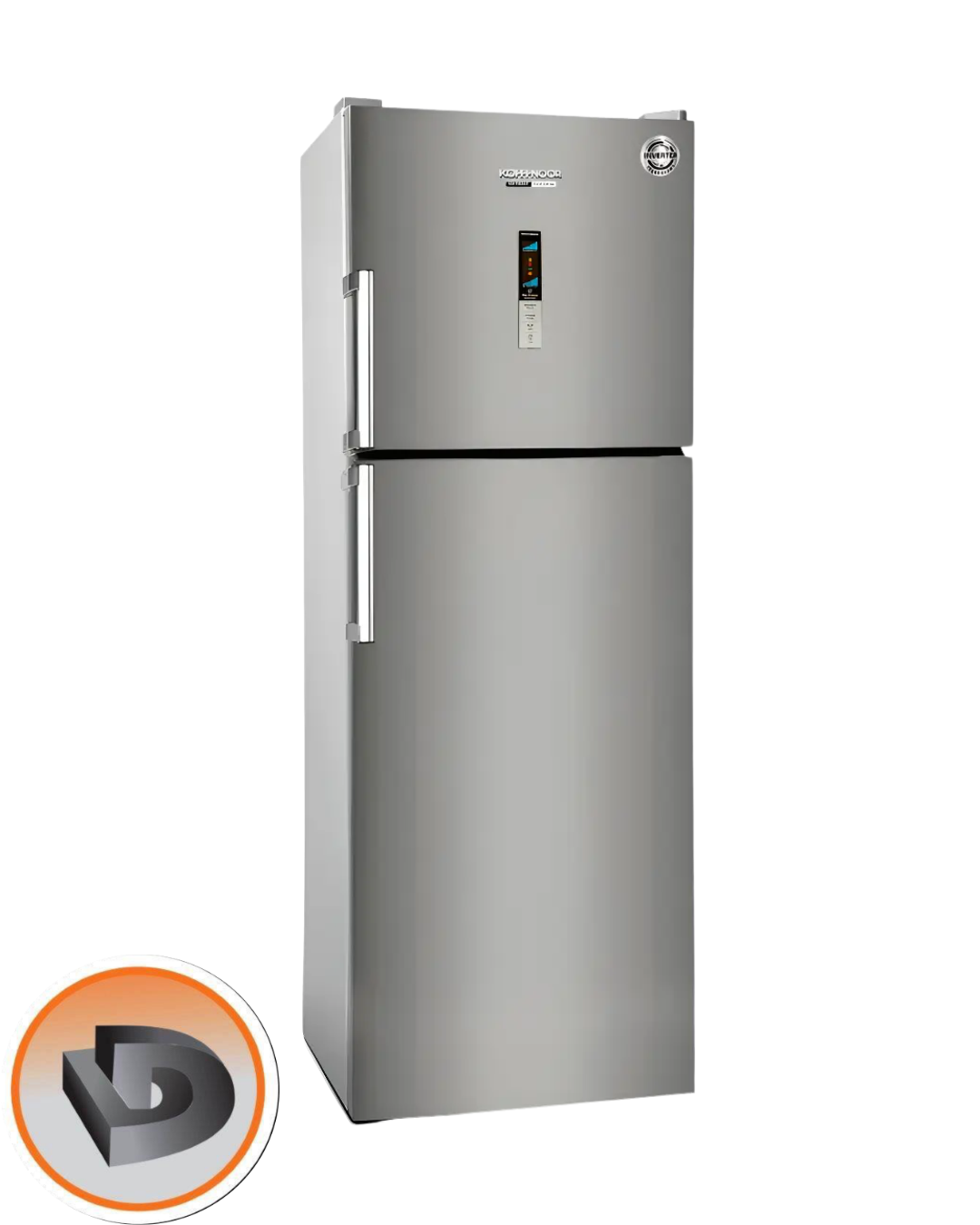 HELADERA KOHINNOR NO FROST 409 LITROS ACERO KHDA42DI/9