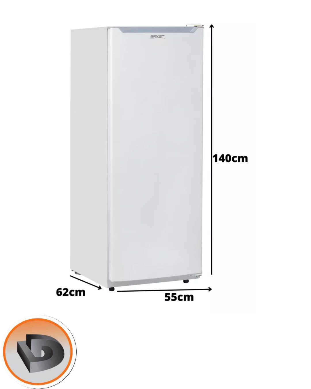 HELADERA BRIKET MODELO BK1F1211 BLANCA