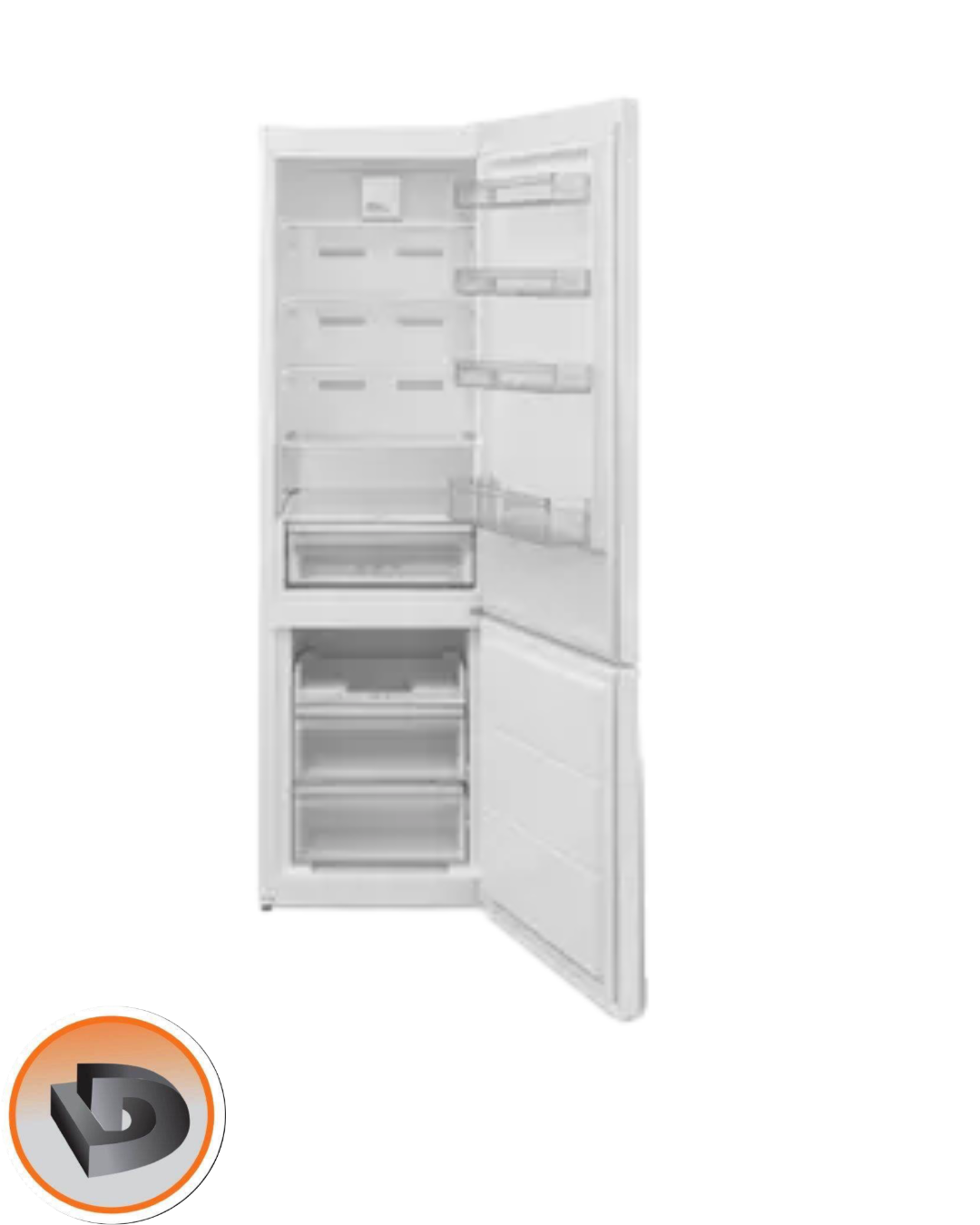 HELADERA KULTEK C/FREEZER INVERTER NO FROST WHITE 379LTS - Imagen 2