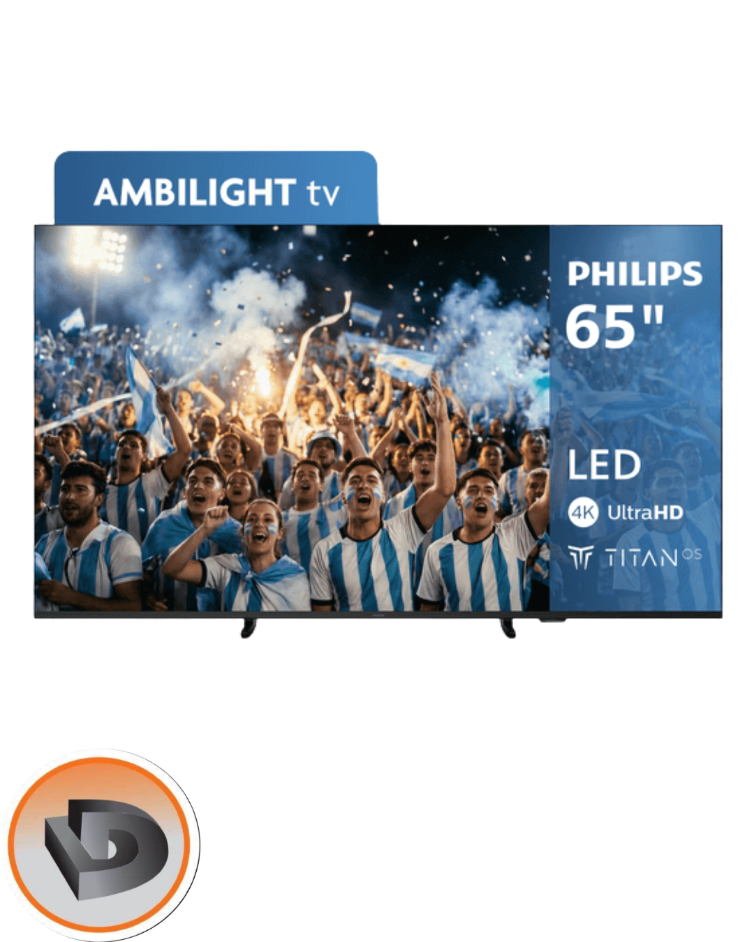 SMART PHILIPS TV LED 65" TITAN OS
